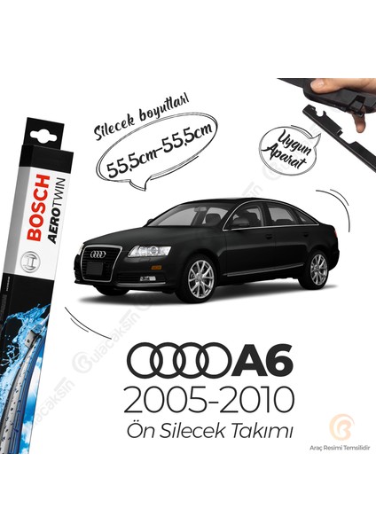 Audi A6 Muz Silecek Takımı (2005-2010) Bosch Aerotwin fiyatları