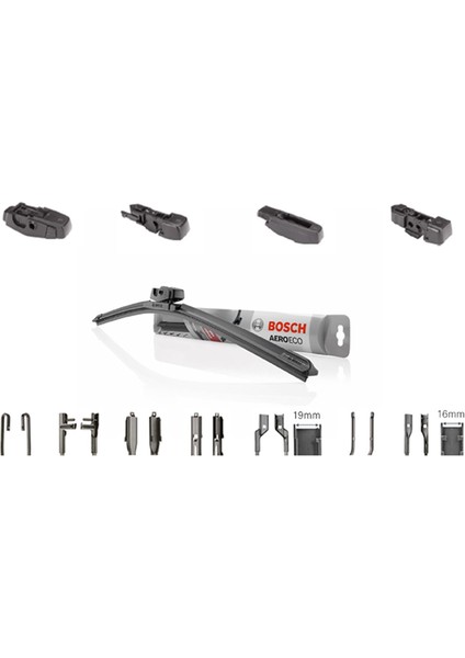Volkswagen Polo Muz Silecek Takımı (2005-2008) Bosch Aeroeco modelleri