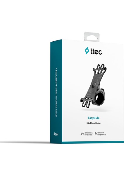 TTec Easyri̇de Bi̇si̇klet ve Motosi̇klet Telefon Tutucu