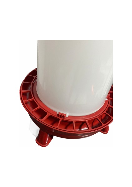 Ayaklı Yemlik ve Suluk 2li Set 12 kg Tavuk Yemliği Hindi Kanatlı Kümes Hayvanı Yemlikleri