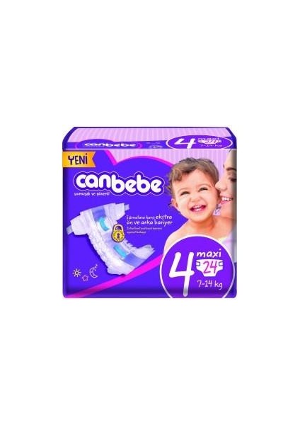 Bebek Bezi Canbebe Maxi Süper Eko No: 4 24'lü