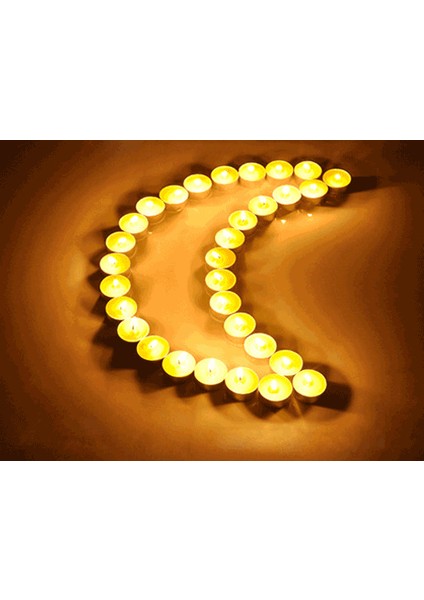 Mum Kokusuz Tealight Evlilik Teklifi Doğum Günü Sürpriz Için Dekoratif Romantik 7 gr 50 Adet