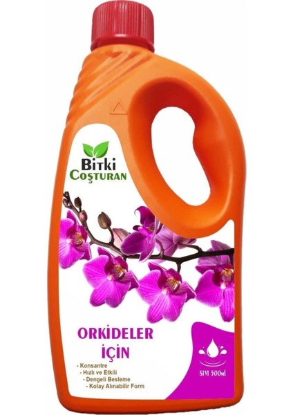 Bitki Coşturan Orkideler Için Bitki Besini Sıvı Gübre - Konsantre 500 ml