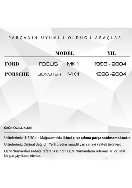 Ford Focus, Porche Boxster Için Ön Silecek Motor Dişlisi fiyatları