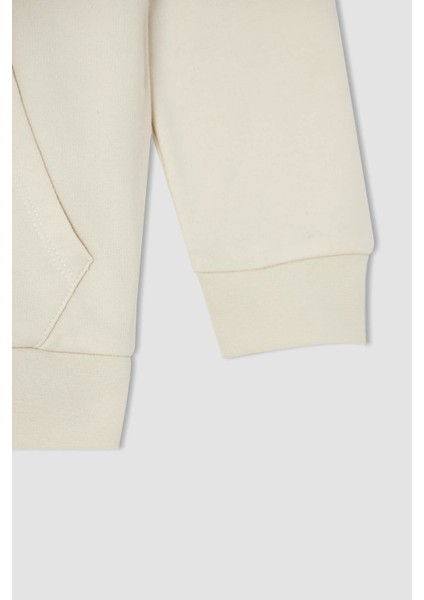 Erkek Çocuk Relax Fit Sırt Baskılı Kapüşonlu Sweatshirt V5416A621AU modelleri