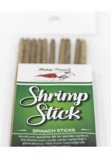 Spinach Shrimps Stick