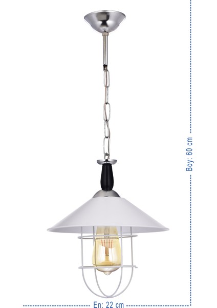 Yıldız Kelly Koza Tekli Sarkıt Avize Beyaz fiyatları