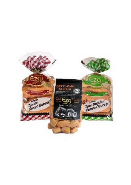 Tereyağlı Doğal Yöresel Lezzetler 3'lü Atıştırmalık Paketi