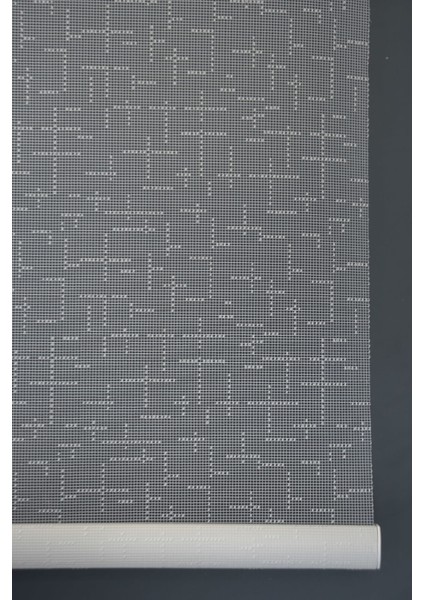 Çift Mekanizmalı Tül Stor Perde Dacuz-90 Kırık Beyaz Renk Eteksiz 130 x 260 cm