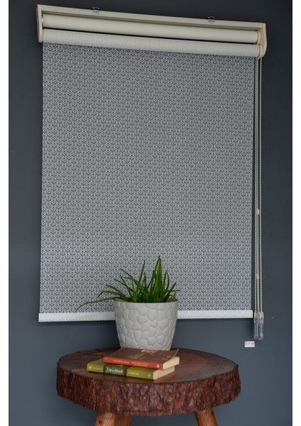 Çift Mekanizmalı Tül Stor Perde Dacuz-92 Kırık Beyaz Renk Eteksiz 280 x 260 cm fiyatları