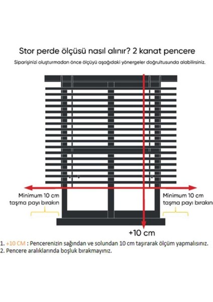 Stor Perde Yp-90 Ekru Renk Yaldızlı Polyester Etekli 90 x 260 cm