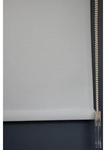 Stor Perde PM-100 Beyaz Renk Eteksiz Panama 80 x 200 cm