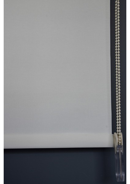 Stor Perde Mp-01 Beyaz Renk Eteksiz Mat Polyester Stor Perde 185GR/M2 210 x 260 cm