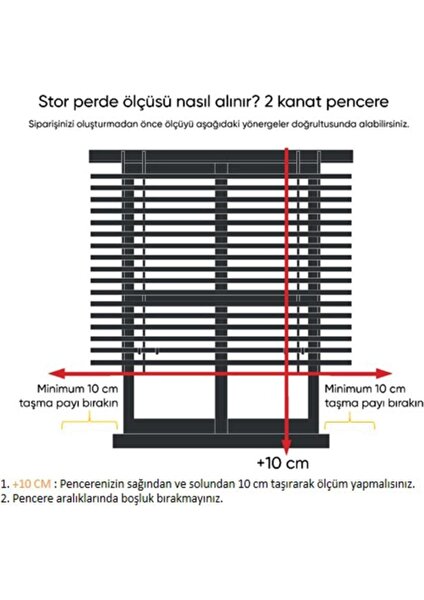 Halim Perdesan Stor Perde Mp-02 Ekru Renk Eteksiz Mat Polyester Stor Perde 185GR/M2 80 x 200 cm