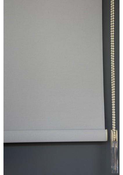 Stor Perde PM-108 Gri Renk Eteksiz Panama 80 x 200 cm