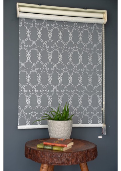 Çift Mekanizmalı Tül Stor Perde Dacuz-204 Kırık Beyaz Renk Eteksiz 280 x 260 cm fiyatları