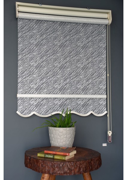 Çift Mekanizmalı Tül Stor Perde Dacuz-200 Kırık Beyaz Renk Etekli 280 x 260 cm fiyatları