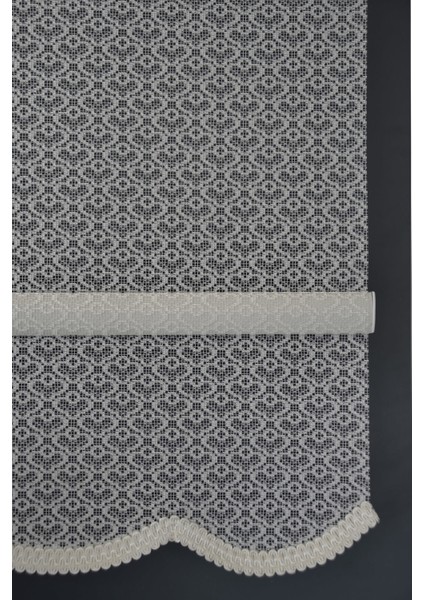 Çift Mekanizmalı Tül Stor Perde Dacuz-92 Kırık Beyaz Renk Etekli 280 x 200 cm fırsatları