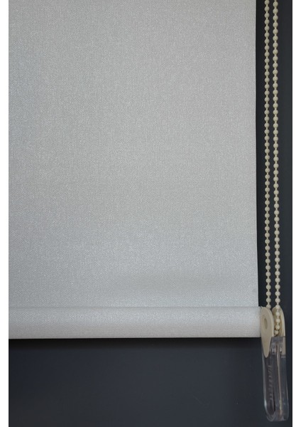 Stor Perde SR-200 Beyaz Renk Eteksiz Yaldızlı Panama 250 x 260 cm fiyatları