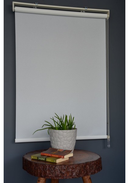 Stor Perde Yp-90 Ekru Renk Yaldızlı Polyester Eteksiz 150 x 260 cm