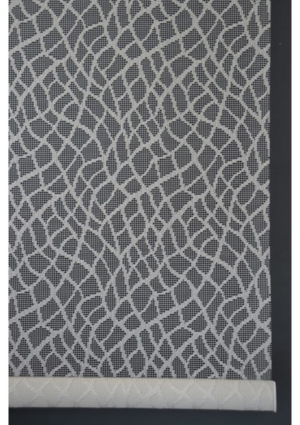 Çift Mekanizmalı Tül Stor Perde Dacuz-93 Kırık Beyaz Renk Eteksiz 280 x 200 cm