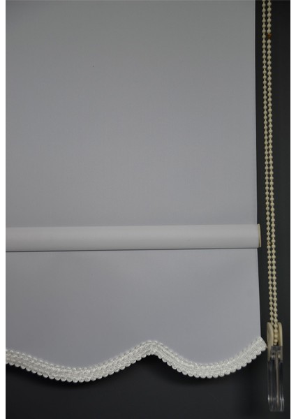 Stor Perde Pl-01 Beyaz Renk Etekli 270 x 260 cm fiyatları