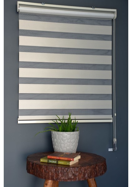 Zebra Stor Perde BL-100 Bej Renk Eteksiz Blackout-Karartma 260 x 200 cm