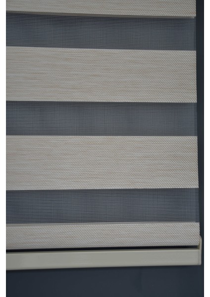 Zebra Stor Perde BZ-253 Sütlü Kahve Renk Eteksiz 210 x 260 cm