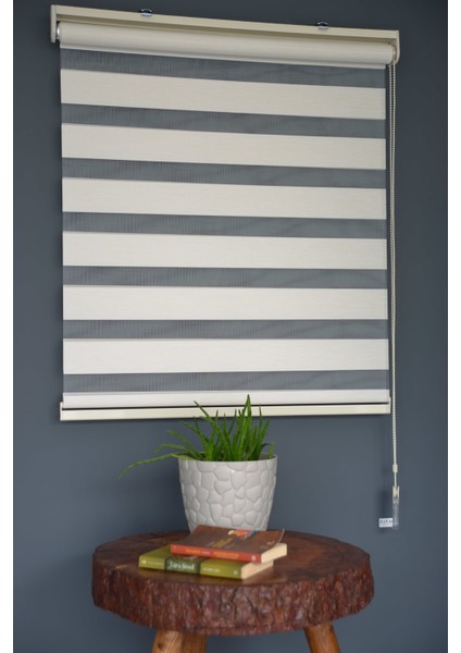 Zebra Stor Perde BZ-251 Beyaz Renk Eteksiz 150 x 260 cm
