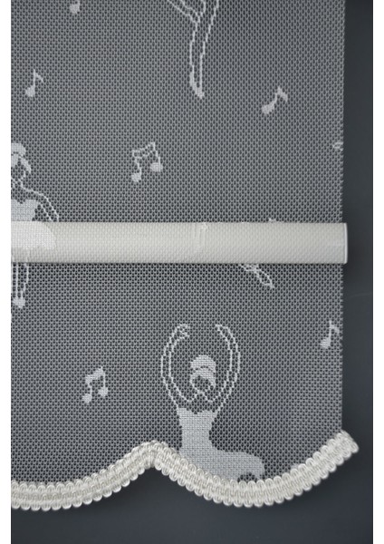 Çift Mekanizmalı Tül Stor Perde Dacuz-213 Kırık Beyaz Renk Etekli 280 x 260 cm fırsatları