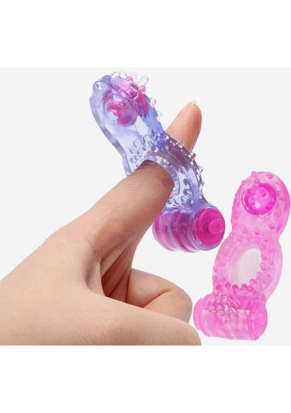 Titreşimli Penis Halkası Penis Yüzüğü Klitoris Vibratör Hassas