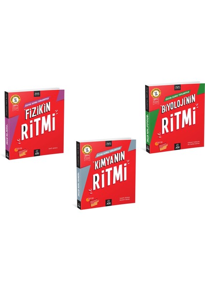 TYT Fizik Kimya Biyoloji Ritmi Seti Yeni 2022