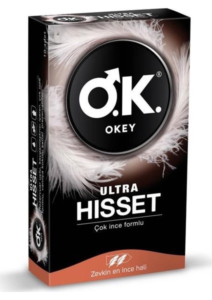 Prezervatif Ultra Hisset 10 Adet