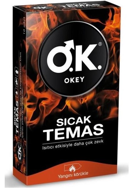 Prezervatif Sıcak Temas 10 Adet