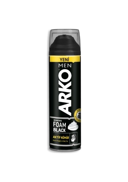 Men Black Tıraş Köpüğü 4 x 200 ml