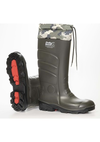 Polly Boot Galaxy Vega Koyu Haki Uzun Boğazlı 37+6 cm