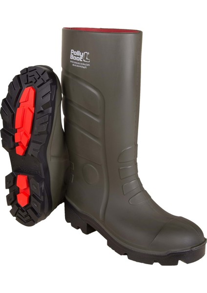 Polly Boot Galaxy Vega Koyu Haki Kısa 31 cm