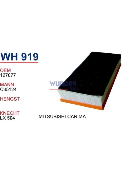 Mitsubishi Carisma Hava Filtresi