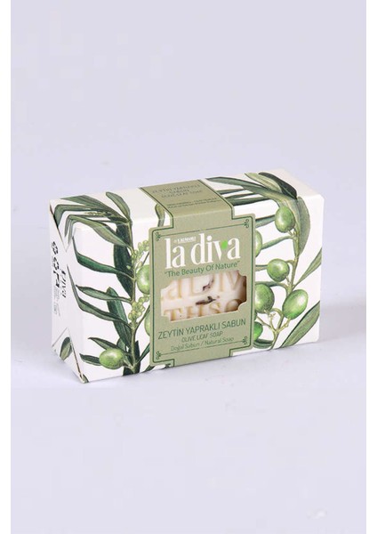 4'lü Zeytin Yapraklı | Kokulu Doğal Sabun (100 Gr)