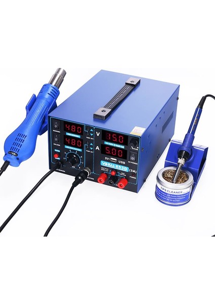 Yıhua 853D 15V 3A USB Güç Kaynaklı Sıcak Hava Üflemeli Havya Istasyonu modelleri