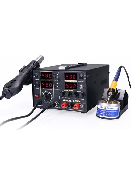 Yıhua 853D 30V 5A Güç Kaynaklı Sıcak Hava Üflemeli Havya Istasyonu fiyatları