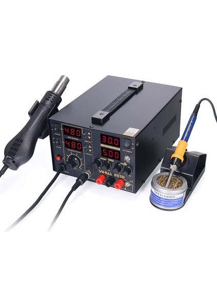 Yıhua 853D 30V 5A Güç Kaynaklı Sıcak Hava Üflemeli Havya Istasyonu modelleri