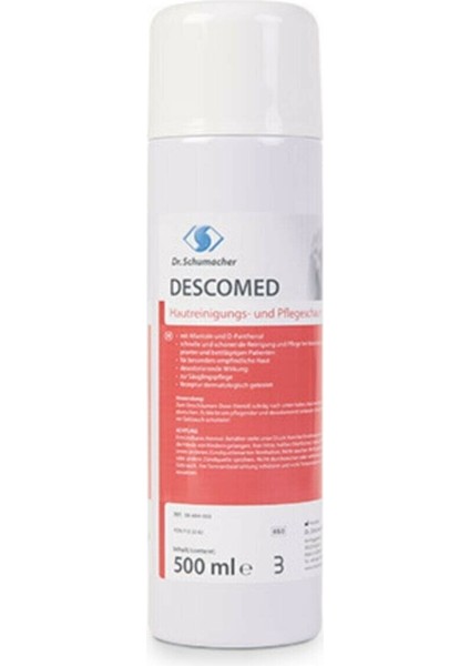 Descomed Cilt Temizleme Köpüğü 500 ml Dr. Schumacher Descomed Cilt Temizlem Dr. Schumacher Descomed Cilt Temizleme Köpüğü Evcil Hayvan Temizlik KÖPÜĞÜ500 ml