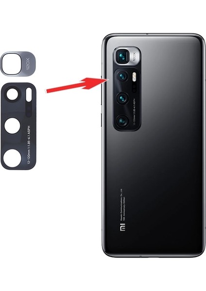 Xiaomi Mi 10 Ultra Kamera Lens Camı