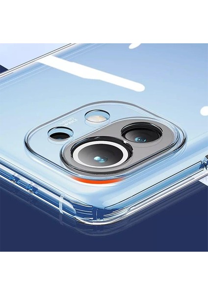 Gor Xiaomi Mi 11 Kılıf Kamera Korumalı Şeffaf Silikon Kılıf ALL-34461 fırsatları