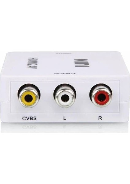 HDMI To Rca Dönüştürücü HDMI Tos Lale HDMI2AV Dijital HDMI Rca - Av 720P / 1080 modelleri