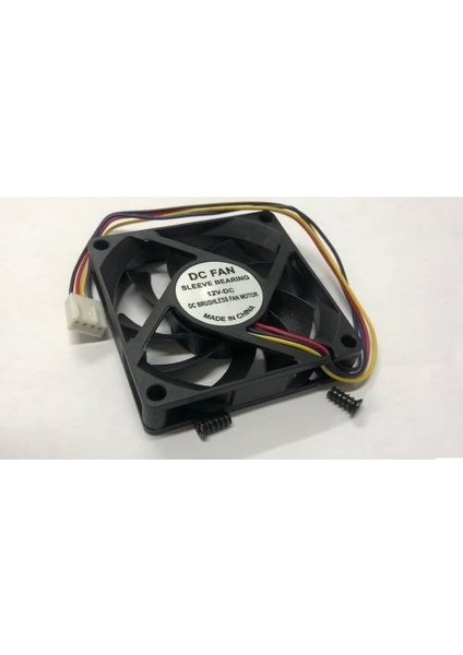 7 cm 4 Pin Fan 70X70X15 Fan 7cm 12 Volt 4 Pinli Fan 7 cm Fan 70X70X15MM Işlemci Fanı Amd