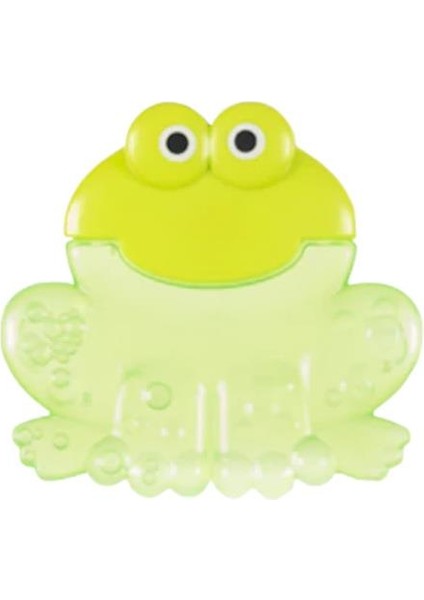 Yumuşak Uçlu Çıngıraklı Sulu Dişlik Bebedor 522 Yeşil Kurbağa