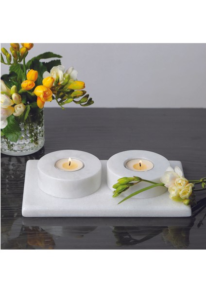 Mermer Mumluk Set