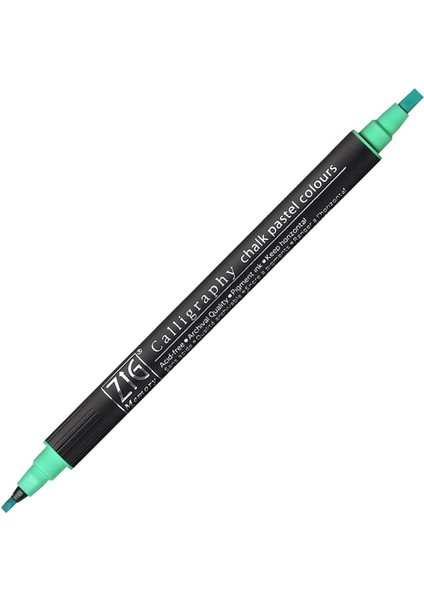 Çift Taraflı Kaligrafi Kalemi Pastel Tonlar 23,5mm N:040 Green